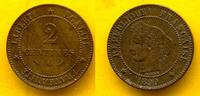 Frankreich 2 Centimes 1890 A vz+ 16,95 EUR  zzgl. 3,99 EUR Versand