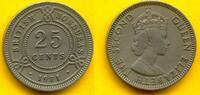 Kolonie Britisch-Honduras (Belize) 25 Cents 1971 Elisabeth II. ss 12,00 EUR  zzgl. 3,99 EUR Versand