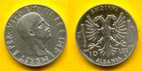 Albanien 10 Lek 1939 Victor Emmanuel III vz 117,00 EUR  zzgl. 6,50 EUR Versand