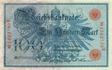 Kaiserreich 100 Mark DR Reichsbank 100 Mark Erh. I- (x0062) Bild