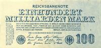 Weimar 100 Milliarden Mark -