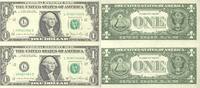USA 2er Bogenteil uncut Dollar 1981 Erh I