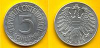 Österreich 5 Schilling 1957 Seltener Jahrgang ss-vz 210,00 EUR  zzgl. 7,50 EUR Versand