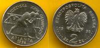Polen 2 Zlotych, Zloty 1995 Ringen Atlanta 1996 unc 33,99 EUR  zzgl. 4,95 EUR Versand