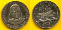 Weimar Silbermedaille Preuss. Staatsmünze, Bremen Ost- Westflug -
