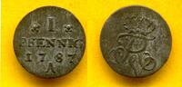Preußen 1 Pfennig 1787 A Frederick William II vz 18,95 EUR  zzgl. 4,20 EUR Versand