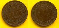 Kanada, Canada 1 Cent 1882 Victoria, 1837 - 1901 f.vz 10,00 EUR  zzgl. 4,20 EUR Versand