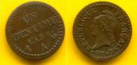 Frankreich 1 Centime LAN 6 (1797-1798) A Erste Republik (1792-1804) vz 49,95 EUR  zzgl. 4,95 EUR Versand