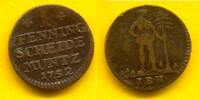 RDR - Brunswick-Lüneburg-Calenberg-Hannover 1 Pfennig 1752 George II, se... 45,99 EUR  zzgl. 4,95 EUR Versand