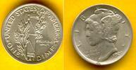 USA 10 Cent DIME 1920 Kleiner Materialüberschuss unten f.stgl 29,95 EUR  zzgl. 4,95 EUR Versand
