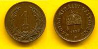 Ungarn 1 Filler 1897 Joseph I f.vz 9,95 EUR  zzgl. 4,20 EUR Versand