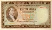 Tschechoslowakei 500 Korun 1949 minimalste Einschränkung I- 118,00 EUR  zzgl. 7,50 EUR Versand