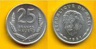 Mali 25 Francs 1961 Republik stgl 19,95 EUR  zzgl. 4,20 EUR Versand