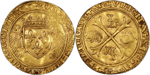 Écu d'or aux porcs-épics Coin - France Louis XII - Gold - Ecu d'or aux porcs-épics - Bayon