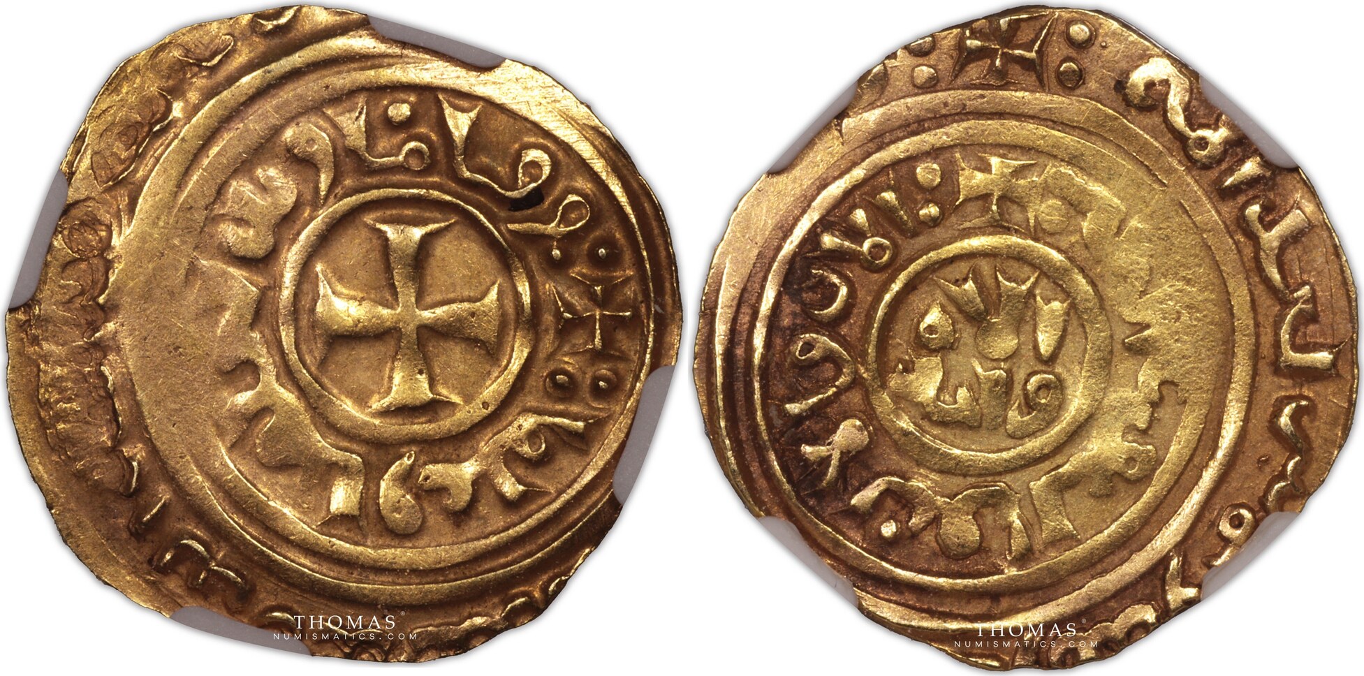 France Dinar / Besant 1251-1258 Louis IX Saint-Louis - Gold Dinar ...