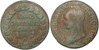 France CNIQ Centimes Coin - France Directoire - CNIQ Centimes An 5 A Paris - Faulted legend: CNIQ indeed of CINQ -