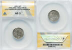 Grande-bretagne 6 pence Coin - Great-Britain - William III half crown - 1697 B - ANACS - shipwreck treasure HMS Association -