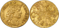 Louis d'or à la tête nue Coin - France Louis XIV - Gold Louis dor à la tête nue - 1668 A Paris EF