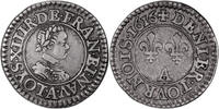 France Essai en argent du denier tournois Coin - France Louis XIII Silver Pattern Essai denier tournois 1616 A Paris -