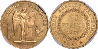 France Coin - France Génie - Gold - 20 Francs Or - 1877 A Paris 20 Francs 1877 st