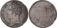 France 5 Francs Coin France - Charles X - Module de 5 francs - visite du Roi à la Monnaie de Lille -