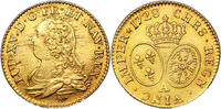 France Louis d'or aux lunettes Coin France - Louis XV - Gold Louis d'or aux lunettes - 1728 A Paris - Treasure of rue Mouffetard -