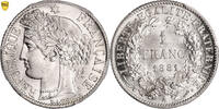 France 1 Franc Cérès Coin France - 1 Franc 1881 A Paris -