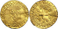 France Écu d'or à la croisette Coin France - François I - Gold Écu d’or à la Croisette - Toulouse -