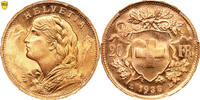 Suisse 20 Francs Coin Switzerland - 20 Francs or Vreneli - 1935 LB Bern -