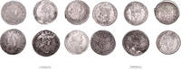France 1/12 écu 1659, 1660, 1661, 1702, 1662 Lot of 6 coins - Louis XIV ... 650,00 EUR  zzgl. 35,00 EUR Versand