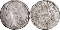 France 1/10 Écu au bandeau Monnaie France - Louis XV - 1/10 Écu au bandeau - 1749 M Toulouse - Trésor de Saint Thibaut -