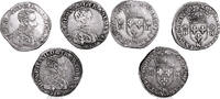 France Teston à la tête Nue 1558, 1559 Lot of 3 coins - Henry II - Testo... 800,00 EUR  zzgl. 35,00 EUR Versand