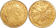 Coin France - Louis XIV - Gold - Louis dor aux insignes - 1704 G Poitiers - Hoard - Treasure of Valenciennes Poitiers ss+/vz