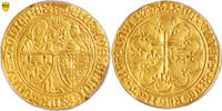 1422-1453 Coin - France - Henry VI - Salut dor - Rouen Rouen vz+