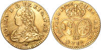 1/2 Louis dor aux lunettes Coin France - Louis XV - Gold - Demi Louis dor aux Lunettes - 1726 BB - Strasbourg - 35 756 examples Strasbourg ss+/vz