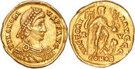 Romaine Solidus 402-406 Honorius - Gold Solidus - Ravenna Ravenne ss+ 1600,00 EUR  zzgl. 35,00 EUR Versand