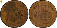 France 1/2 sol aux balances 1793 Coin France - Convention - 1/2 Sol &agrave; la... 850,00 EUR  zzgl. 35,00 EUR Versand