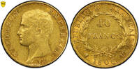 France 40 francs 1806 Napol&eacute;on I Coin - France - Napoleon I - 40 francs ... 3300,00 EUR  zzgl. 35,00 EUR Versand