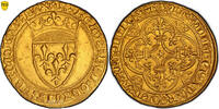 France Écu d'or Coin France - Charles VI - Gold - Écu d'or à la couonne - Poitiers Poitiers -