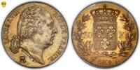 France 20 Francs Coin- France - Louis XVIII - Gold - 20 francs or - 1818 A Paris Paris -