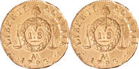 France Sol à la balance France - convention - Sol à la balance - 1793 AA - Restrike - Brass Metz -
