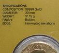Kanada - 200 Dollars 2008 Super Maple Leaf - 1 Unze Sonderprägung in der Coincard, 99999 (5x9) fein! st