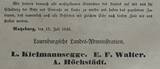 Altdeutschland/Lauenburg  orig. Proklamation d. Lauenburgischen Landesadmin. anläßl. d. Revolution v. 1848 gut