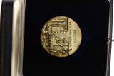 Spanien - Barcelona Kunstmedaille 1960 - ICF, Philatelie, in blauem Etui VF