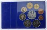 Deutschland - BRD - KMS, 10,68 DM 1974 J Kursmünzensatz KMS 1 Pfennig bis 5 Mark PP