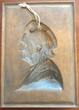 Kaiserreich - 1899 gr. Relief-Plakette v. Robert Wichmann a. d. 90. Geb. v. Marie Himmelheber, rar vz