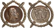 Bulgarien - Medaille Verdienstorden 2. Kl.,Zar Ferdinand I., Silberne Medaille, gekreuzte Schwerter -