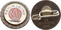 Deutschland / Bundesrepublik - Abzeichen Anstecknadel Reichsbund, Sterlingsilber, Hersteller: Hoffstätter, Bonn -