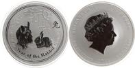 Australien 2 Dollars - 2 Unzen Silber, Lunar, Hase/ Rabbit -
