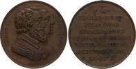 Frankreich - Medaille v. Gayrard auf die Wiedererrichtung d. Statue v. Henri IV durch Louis XVIII -